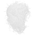 Reusable White Crinkle Cut Paper Shred for Present and Box Filling