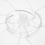 Table Fan Plastic Blades Easy to Install Fan Accessories Transparent Design