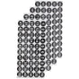 Small Adhesive Number Stickers for Metal, Wood, Glass - , Easy to Apply, Multi- Use
