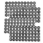 Small Adhesive Number Stickers for Metal, Wood, Glass - , Easy to Apply, Multi- Use
