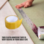 Heavy Duty Yellow Carpet Tape for Hardwood Floors with Extra Strong Adhesive and Hold
