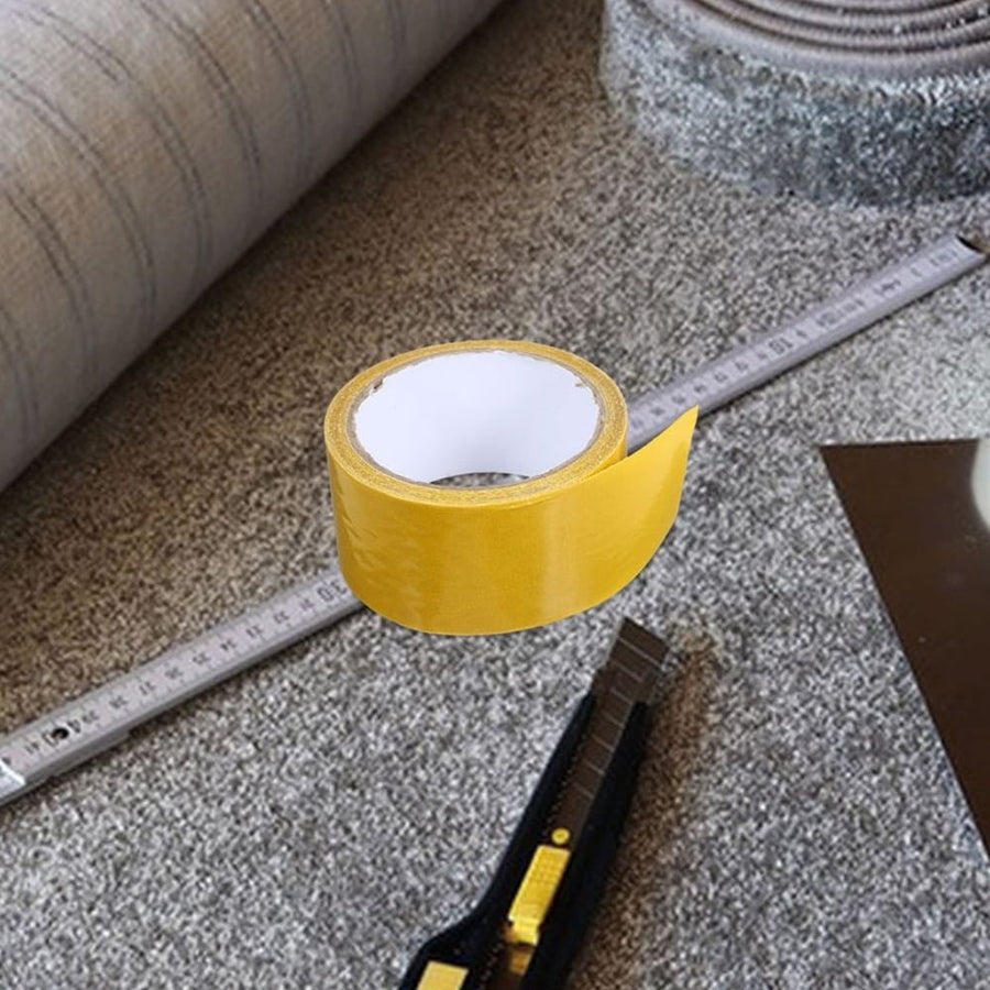Heavy Duty Yellow Carpet Tape for Hardwood Floors with Extra Strong Adhesive and Hold