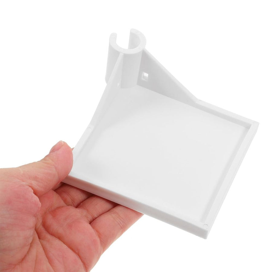 3-Pack Easy Install White Grow Tent Corner Racks for Plant Equipment, Camera Mounts, and Tent Accessories