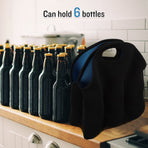 Beer Bottle Carrier Neoprene Cooler Tote Bag Multi for Bottles