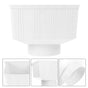 White PVC Gutter Outlet Diverter for Garden Use, and Stylish Solution for Efficient Water Management