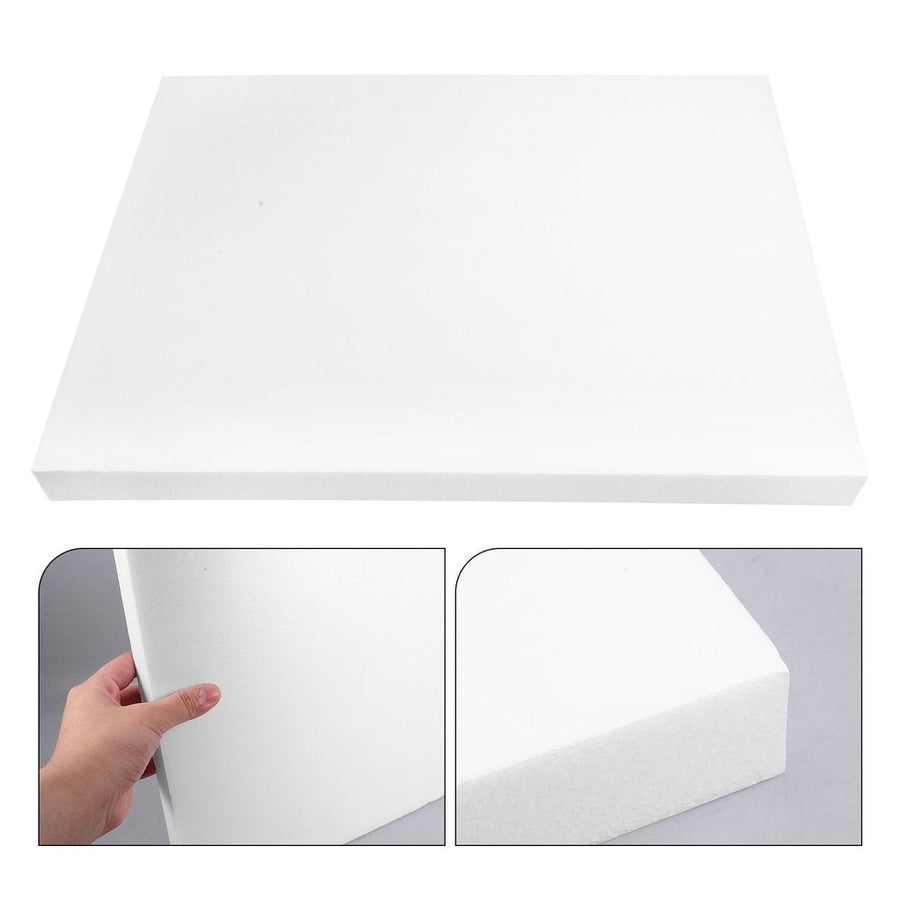 2Pcs White High Density Polyurethane Foam Sheets Protective Foam Pads for Phone Storage and Shipping