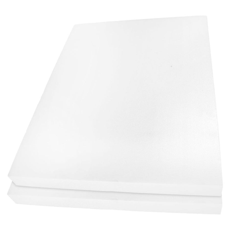 2Pcs White High Density Polyurethane Foam Sheets Protective Foam Pads for Phone Storage and Shipping