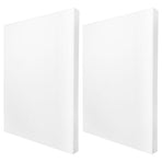 2Pcs White High Density Polyurethane Foam Sheets Protective Foam Pads for Phone Storage and Shipping