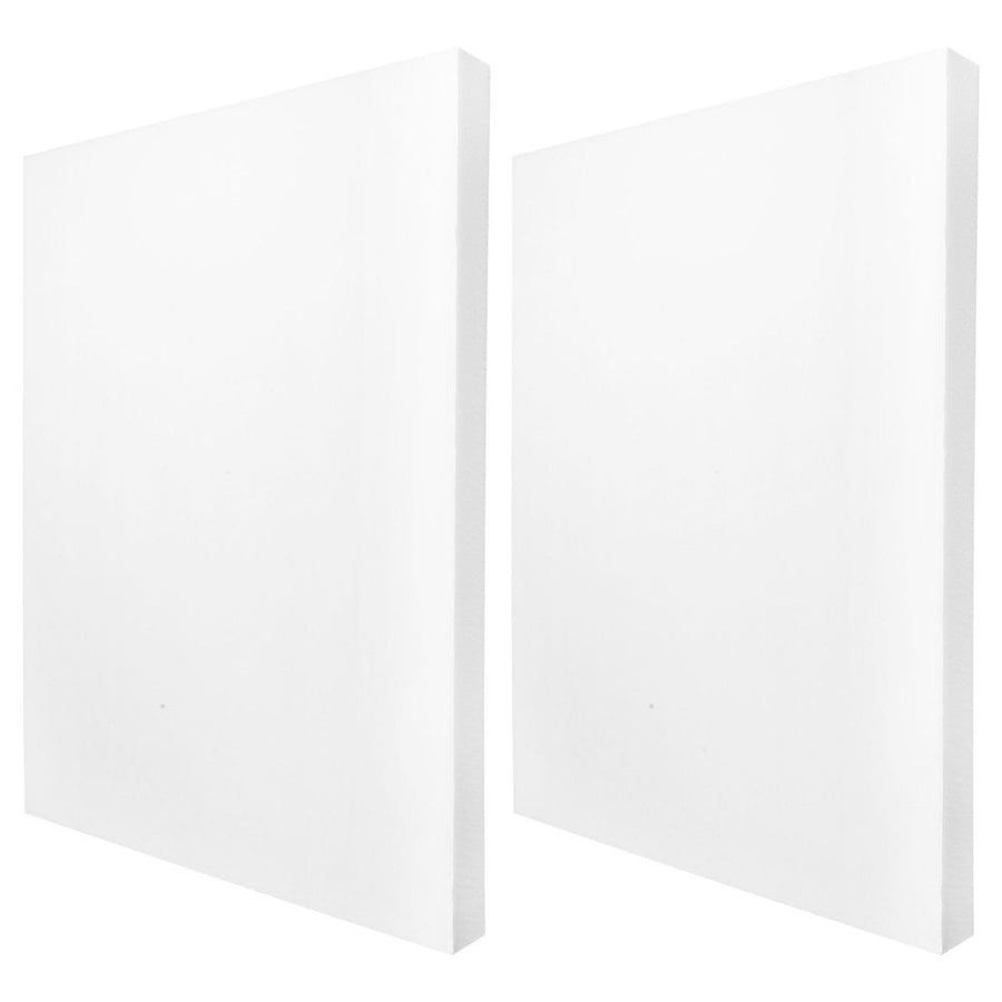 2Pcs White High Density Polyurethane Foam Sheets Protective Foam Pads for Phone Storage and Shipping
