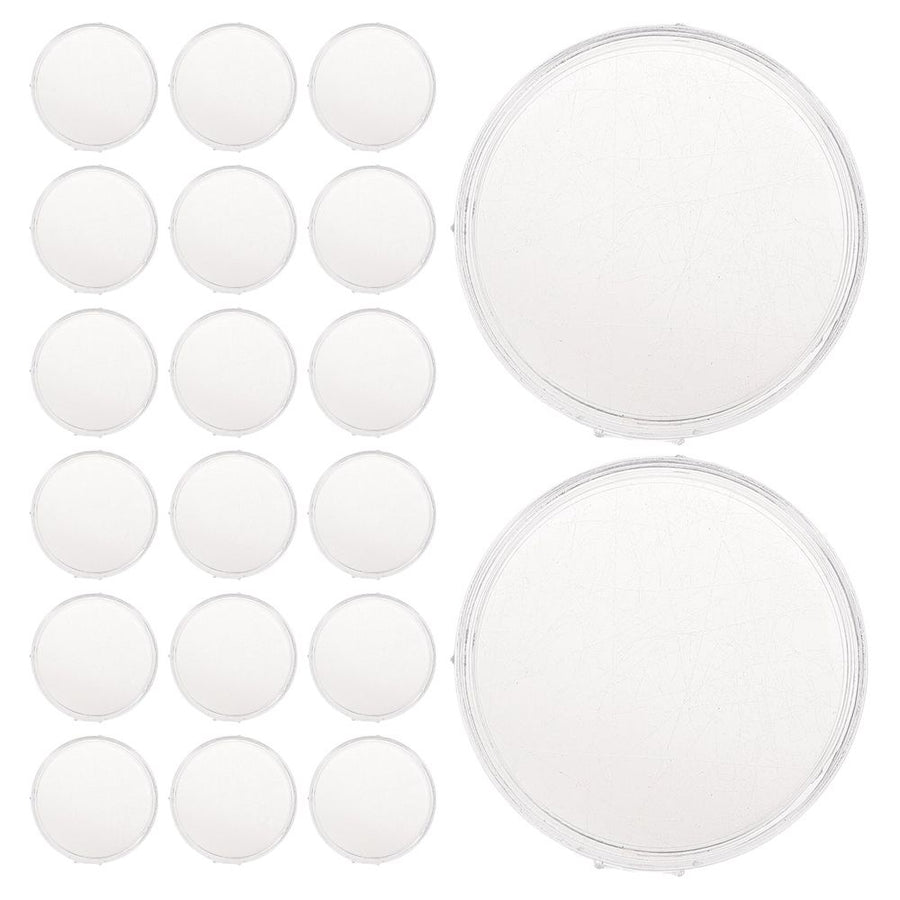 100Pcs Clear Coin Capsule 38Mm Airtight Coin Holder for Collectibles and Medals