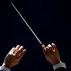 Metal Baton with Ergonomic Grip for Concerts, Multi-Material Construction, Professional Conducting Tool