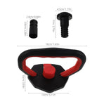 Kettlebell Dumbbell Handle Attachment for Weight Plates, Pp Tpr