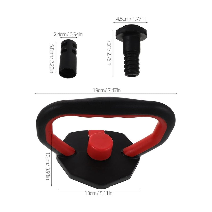 Kettlebell Dumbbell Handle Attachment for Weight Plates, Pp Tpr