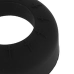 2Pcs Baseball Bat Grip Ring Black Silicone Choke Up Knob for Improved Control and Shock Absorption
