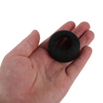 2Pcs Baseball Bat Grip Ring Black Silicone Choke Up Knob for Improved Control and Shock Absorption