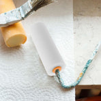6Pcs Paint Brush and Roller Kit Wall Painting Supplies for Homeowners