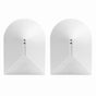 Home Security 2-Pack Wired Glass Break Sensor Detector for Alarm System