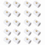 20Pcs 1/2 Inch PVC Mist Nozzle Misting System for Patio Outdoor Mister Coupling PVC Split Section with Mist Nozzle