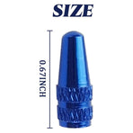 100PCS Bicycle Valve Cap Aluminum  Cycling Valve Cap Bicycle Bike Tire Caps French Style Cap Dust Covers