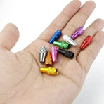 100PCS Bicycle Valve Cap Aluminum  Cycling Valve Cap Bicycle Bike Tire Caps French Style Cap Dust Covers
