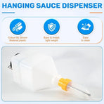 Commercial Kitchen 5.5L Hanging Sauce Bottle – Large Capacity Squeeze Dispenser for Condiments