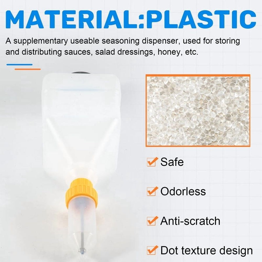 Commercial Kitchen 5.5L Hanging Sauce Bottle – Large Capacity Squeeze Dispenser for Condiments