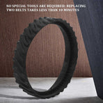 4Pcs Exact Track Replacement In-Ground Pool Cleaner Heavy Duty Rubber Track