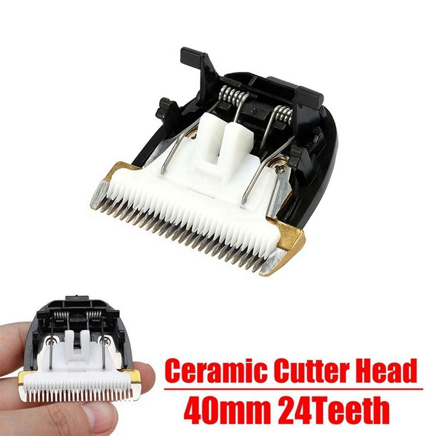 4X Grooming Ceramic Cutter Head Blade 40mm 24 Teeth for Animal Clipper Trimmer