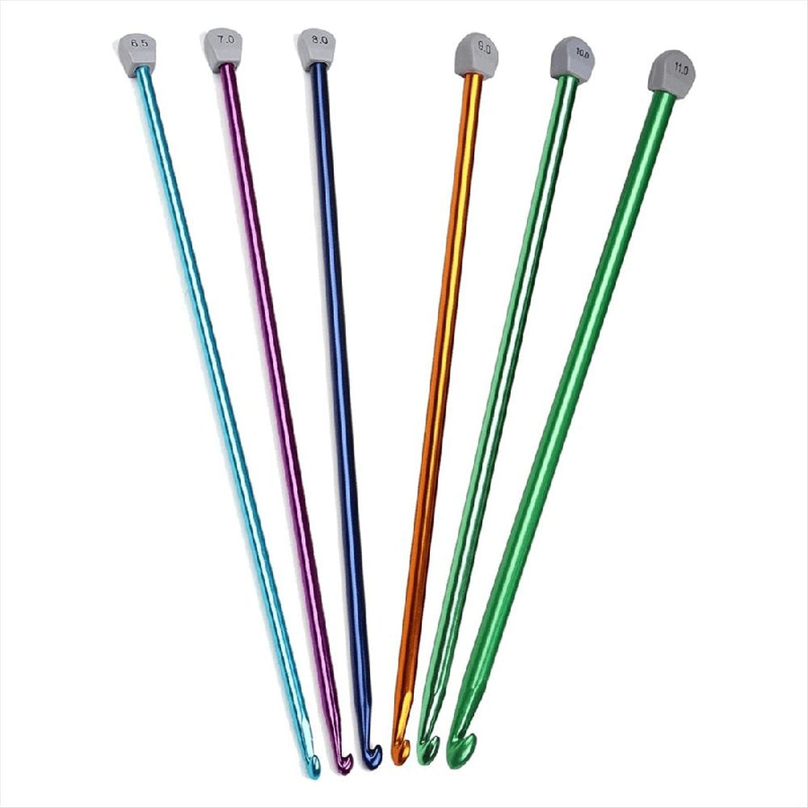 5 Size Extra Tunisian Long Crochet Hooks 6.5mm - 11.0 mm