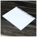 100pcs A4 PP Punched Punch Pockets Folders Filing Wallets Sleeves Bag Transparent 0.03mm