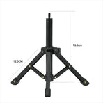 Portable Microphone Stand Desktop 1/4 Tripod Table Stand Adjustable Mic Stand Mic Clip Holder Bracket