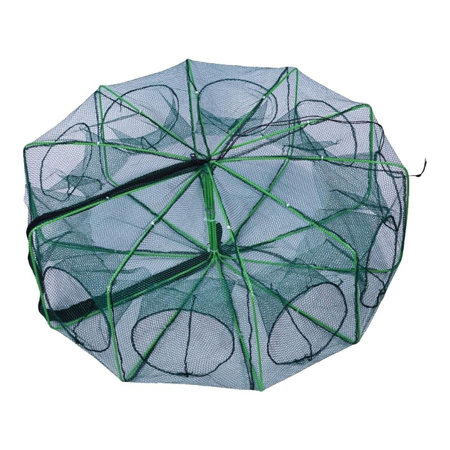 Auto-Folding Fishing Trap Net - Magic Foldable Crab & Minnow Trap - Durable Bait Catcher for Shrimp, Eels, Lobster