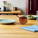 1Set Wood Salt Spice Box with Spoon and Lid for Stylish Seasoning Storage