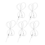 5Sets Steel Picture Rail Hanging Kit with Hooks for Versatile Home Frame Display