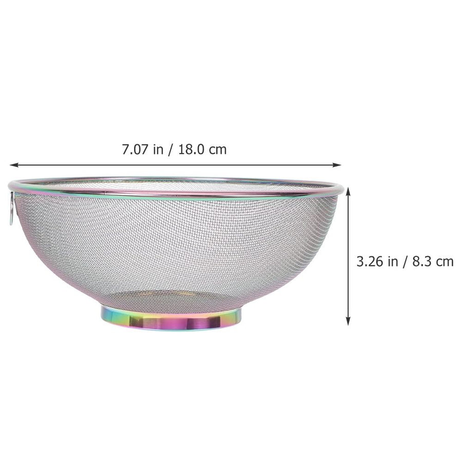 Kitchen Stainless Steel Mesh Strainer Basket for Fruit Vegetable and Rice Drain