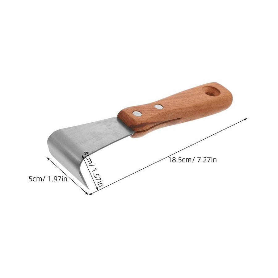 4Pcs Manual Tree Bark Remover Tool with Forged Blade for Efficient Gardening Tasks