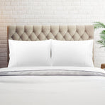 2PCS Soft Cotton Pillowcases Envelope Beaver Standard