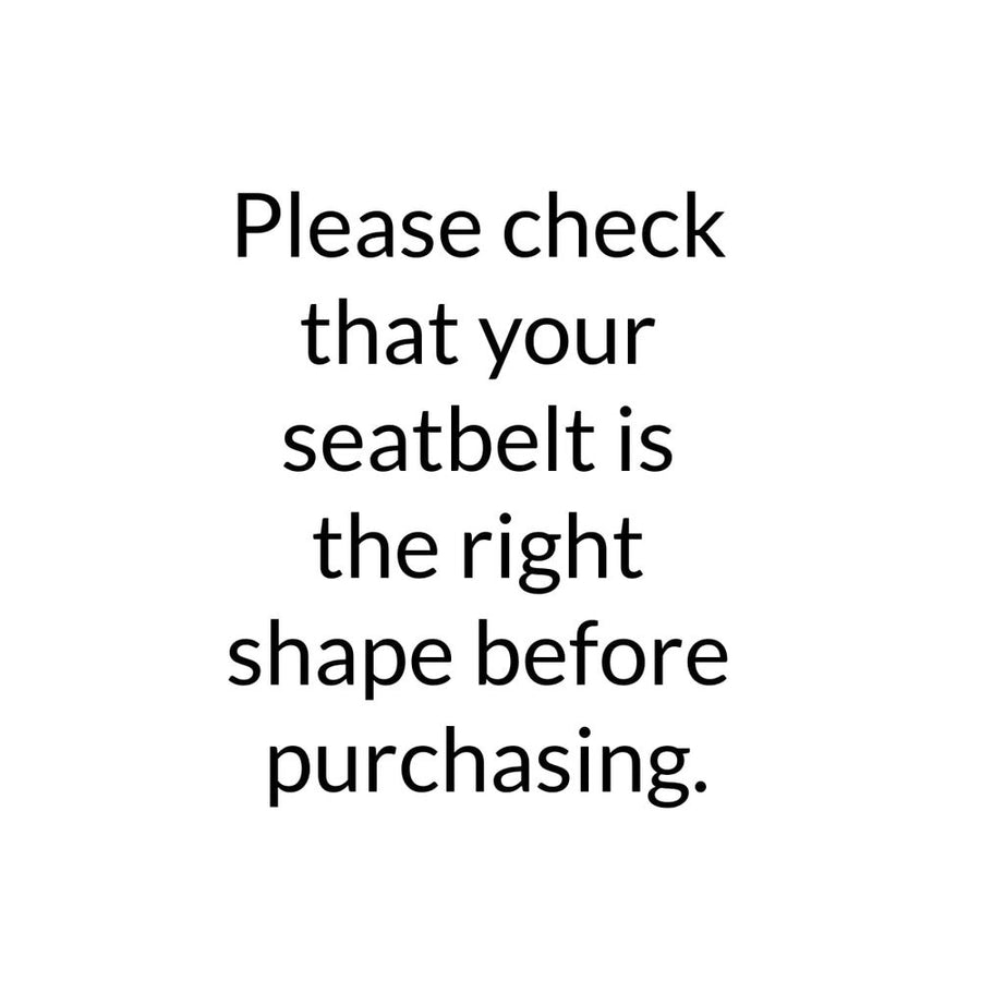 Car Seat Belt Extender Buttons, 2-Pack Seatbelt Buckle Extension Clips for Auto Comfort, Black