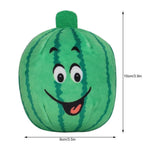 4Pcs Pet Soft Plush Watermelon Toy Dogs Cat Squeak Chew Toys Interactive Relieve Boredom Pet Supplies