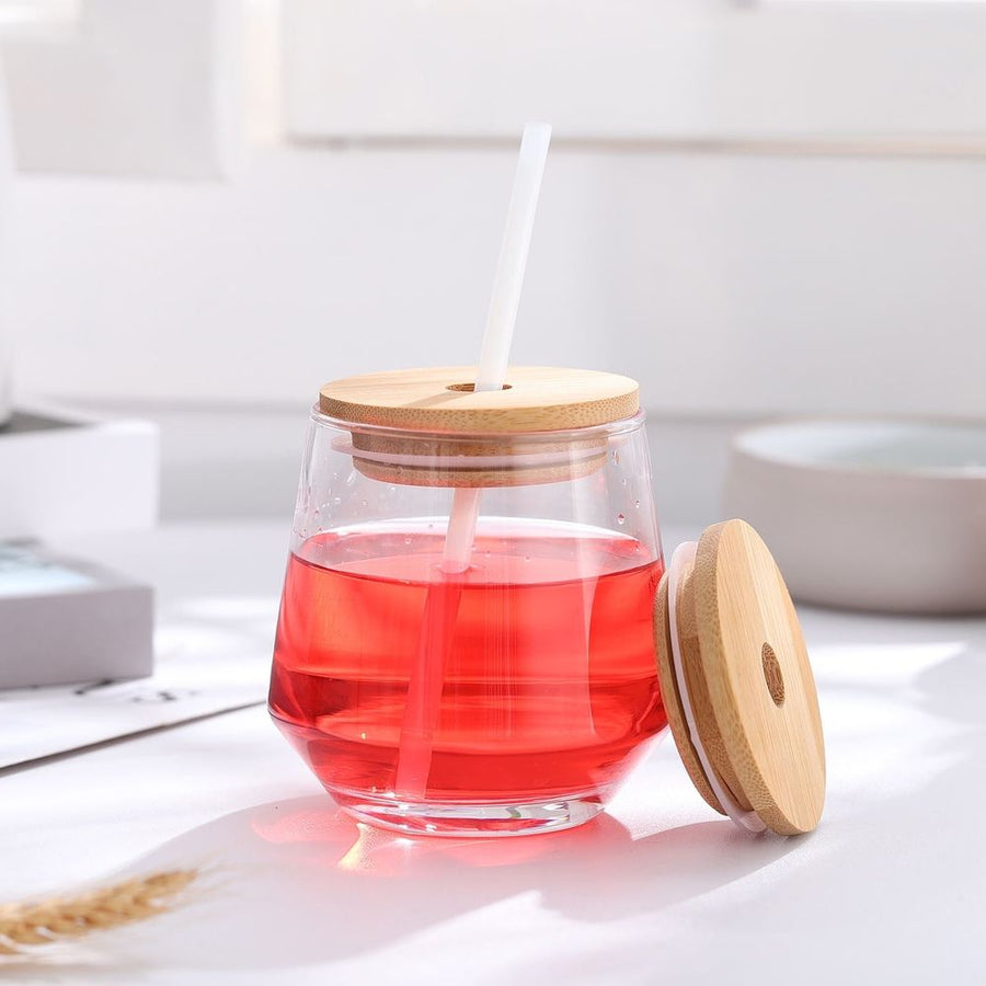 Bamboo Jar Lids Smooth Edges Excellent Sealing Performance 8Pcs