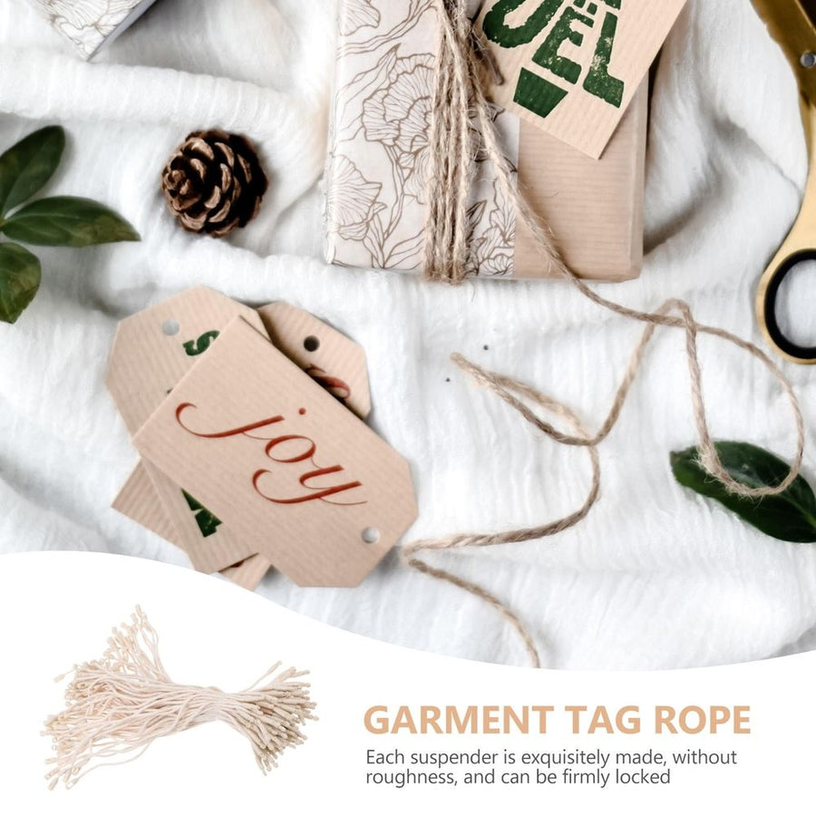 1000pcs Cotton Tag Rope Price Tag Fasteners for Clothing Labels