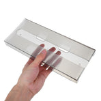 2Pcs Under Shelf Stemware Storage Rack Plastic Glassware Drying Organizer for Home Kitchen Grey