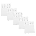 5 Pcs Bra Strap Extenders White Elastic Design Pressure Relief for Women's Bra