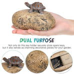 Garden Turtle Statue Key Hider, Assorted Colors, Durable and Concealed