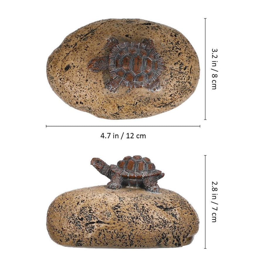 Garden Turtle Statue Key Hider, Assorted Colors, Durable and Concealed
