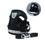 Cat Harness and Leash Set for Walking Cat and Small Dog Harness Soft Mesh Puppy Harness Adjustable Cat Vest Harness with Reflective Strap Comfort Fit for Pet Kitten Puppy Rabbit
