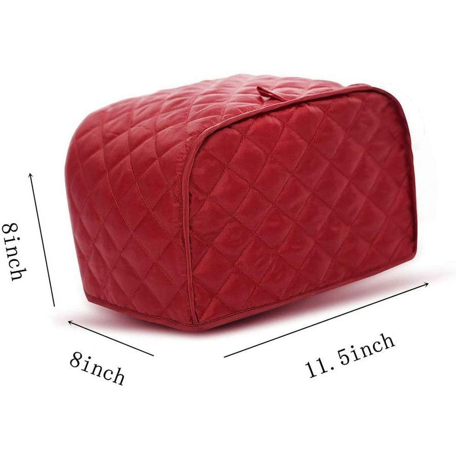 Quilted Toaster Cover, Polyester, 2 Slice, Dustproof Appliance Cover