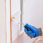 White High-Density Foam Rollers for Painting Walls and Surfaces