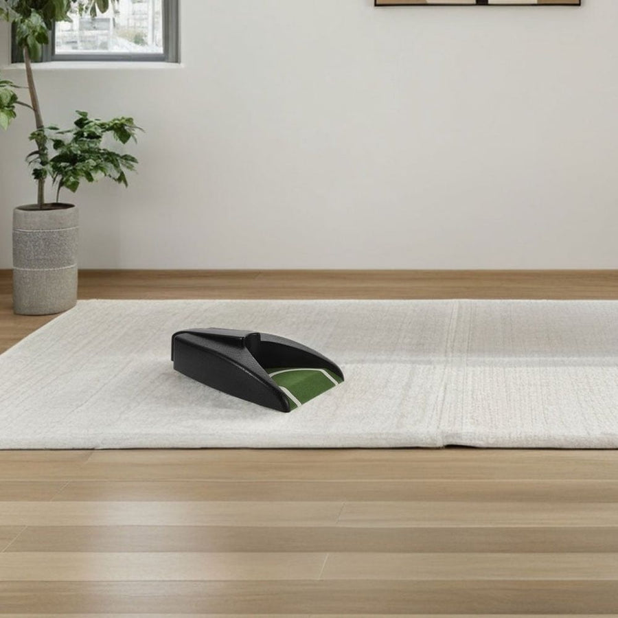 Portable Golf Putting Hole with Automatic Ball Return and Electric Putter System