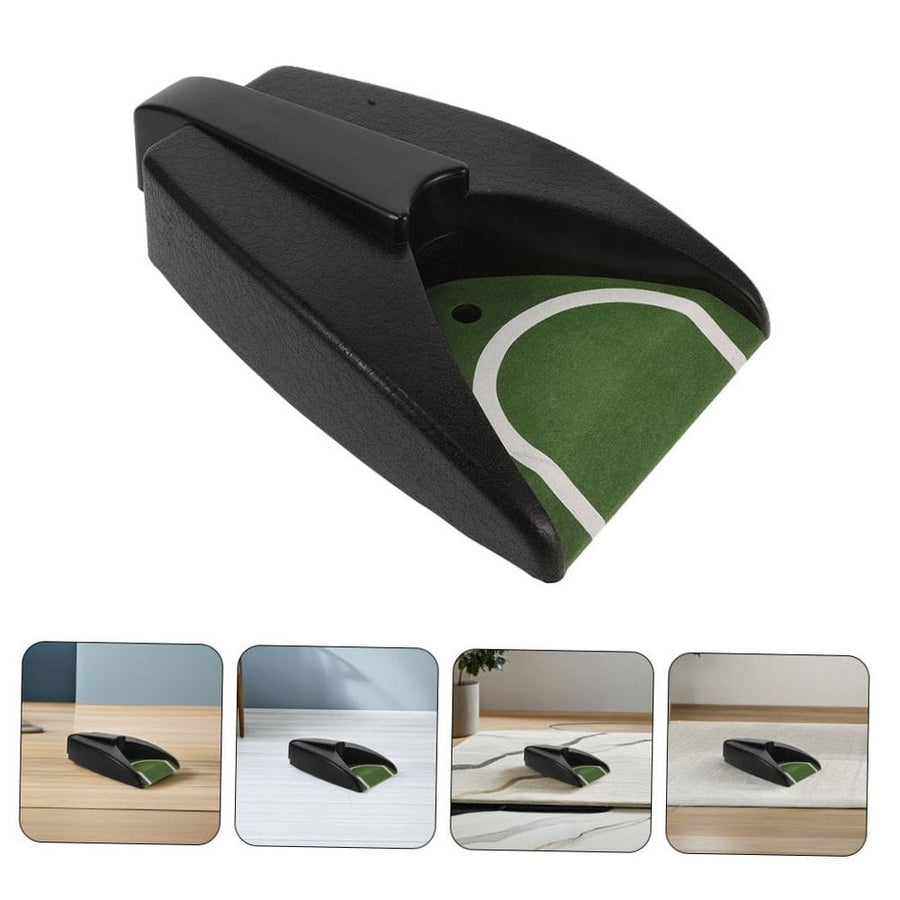 Portable Golf Putting Hole with Automatic Ball Return and Electric Putter System